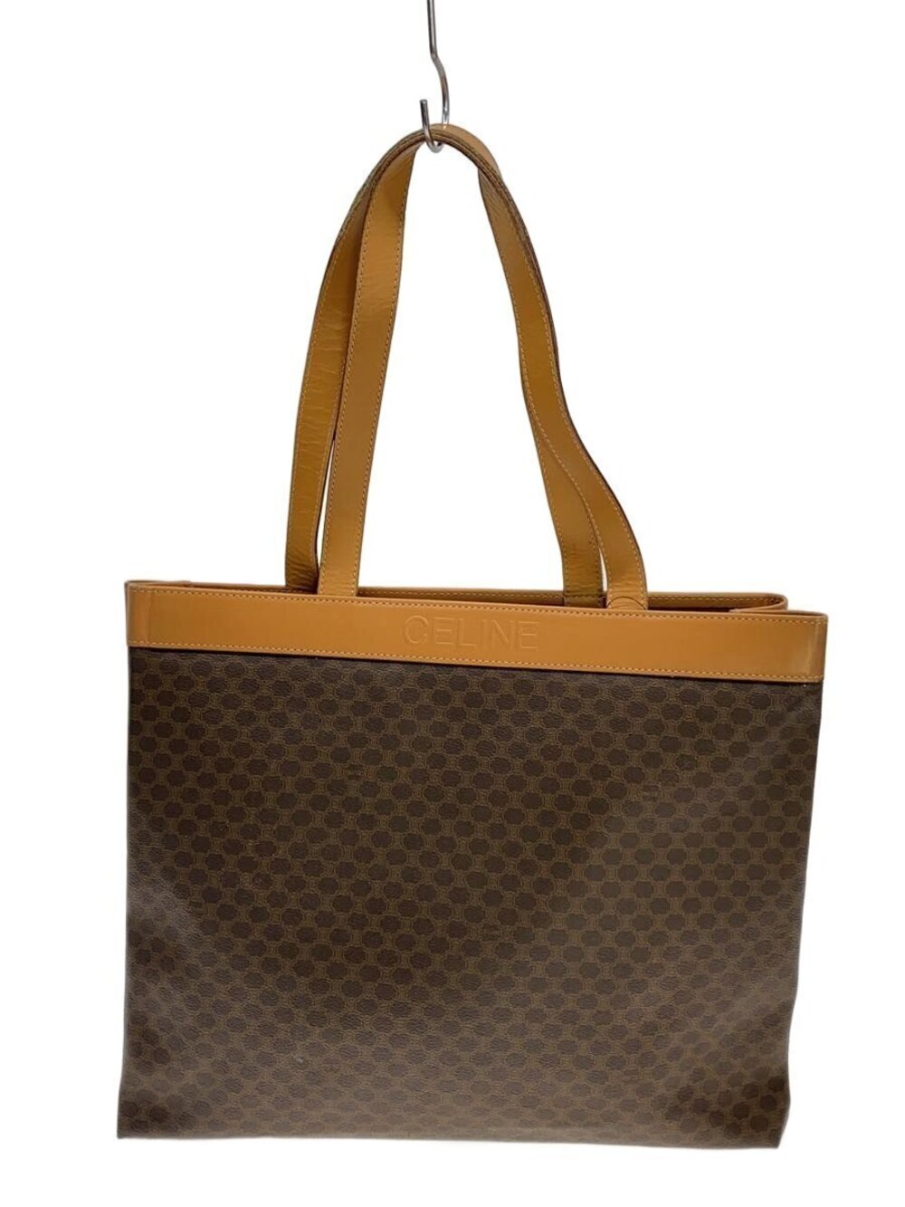 Celine Macadam tote bag brown canvas Macadam